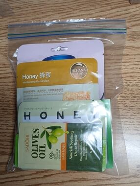 NWOT 8PC Honey Mask Bundle 3 CHOICES Foot/Hand/Face/Eye/Lip/Hair/Sleep/Headband